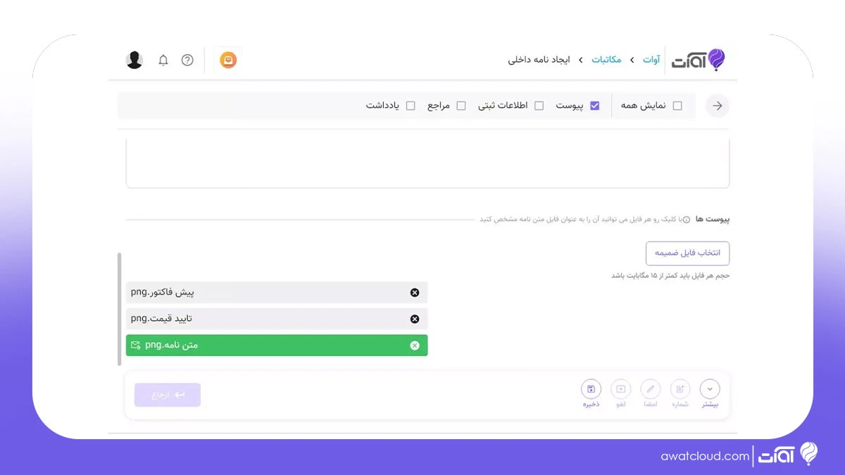 داشبورد مدیریتی